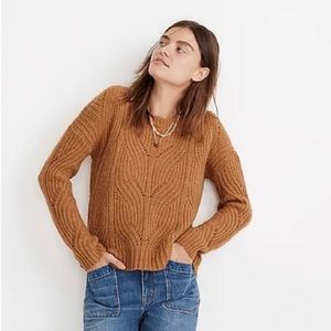 Madewell Charley Pllover Sweater Tan - Small